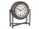 Stolní kovové hodiny v industriálním stylu - 28*12*36 cm