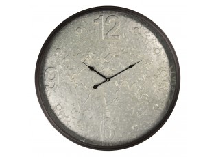 Nástěnné hodiny s vytlačenými světadíly - Ø 60*6 cm / 1*AA