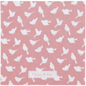 Papírové ubrousky s ptáčky Fly Away - 33*33 cm (20)