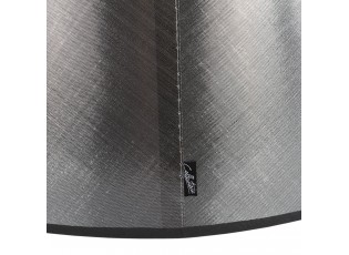 Stříbrno-černé stínidlo Azzuro drum - Ø20cm*11,5/ E27