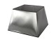 Stříbrno-černé stínidlo Azzuro square - 40*40*26,5cm/ E27