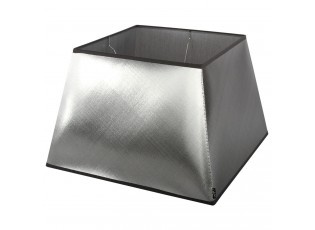 Stříbrno-černé stínidlo Azzuro square - 40*40*26,5cm/ E27
