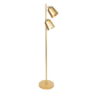 Zlatá stojací lampa - 26*39*130 cm