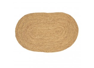 Oválný kobereček z mořské trávy - 80*50 cm