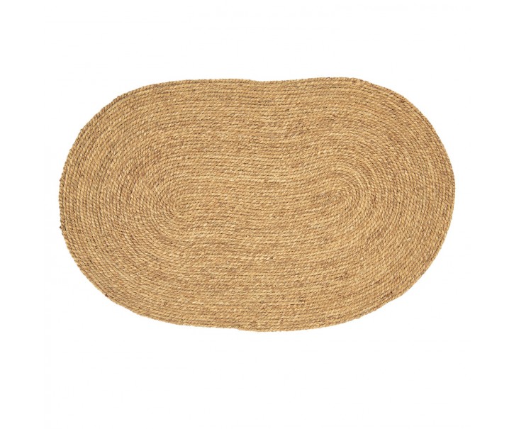 Oválný kobereček z mořské trávy - 80*50 cm