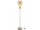 Zlatá skleněná stojací lampa ve tvaru žárovky Baloon - Ø 30*160cm