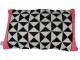 Černo-bílo- jahodový polštář Pyramid strawberry - 30*50cm