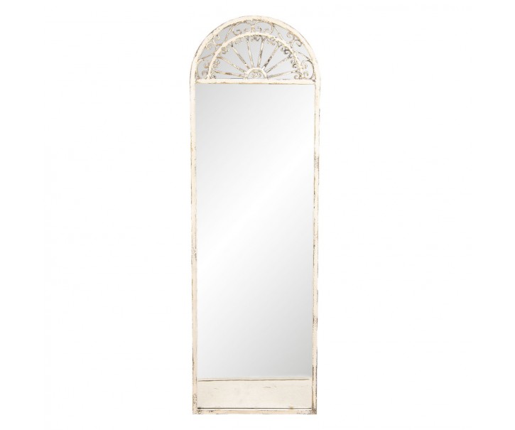 Vintage zrcadlo v designu okna s patinou - 41*3*135 cm