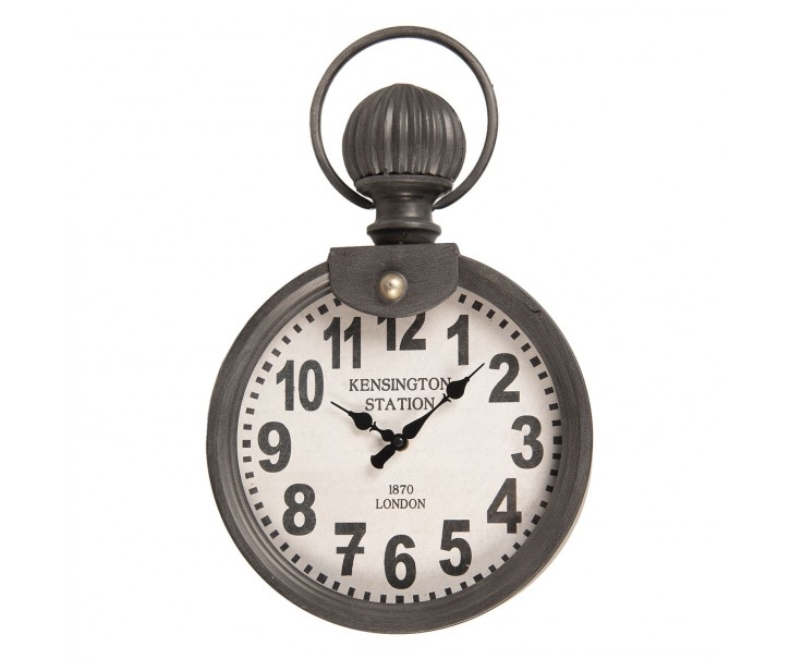 Vintage nástěnné hodiny s designem stopek - 30*13*49 cm/1xAA