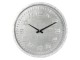 Šedé nástěnné hodiny v industriálním stylu - Ø 39*5 cm / 1*AA