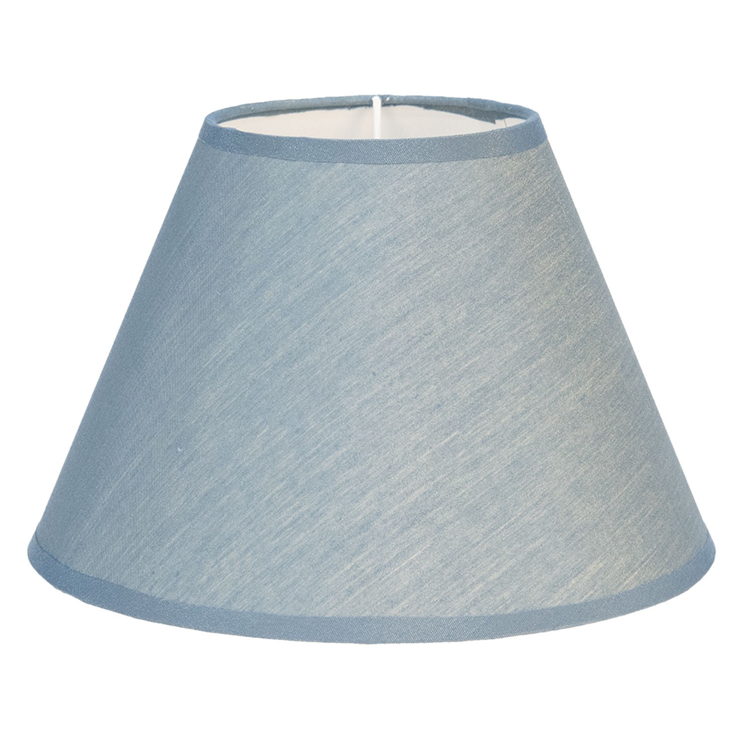 Textilní stínidlo na lampu v modré barvě Couleurs  - Ø 37*20 cm Clayre & Eef
