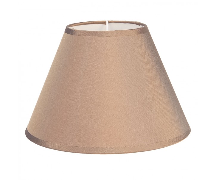 Béžové textilní stínidlo na lampu Couleurs - Ø 19*12 cm