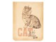 Zápisníček kočka s korunkou - 8*10*1 cm