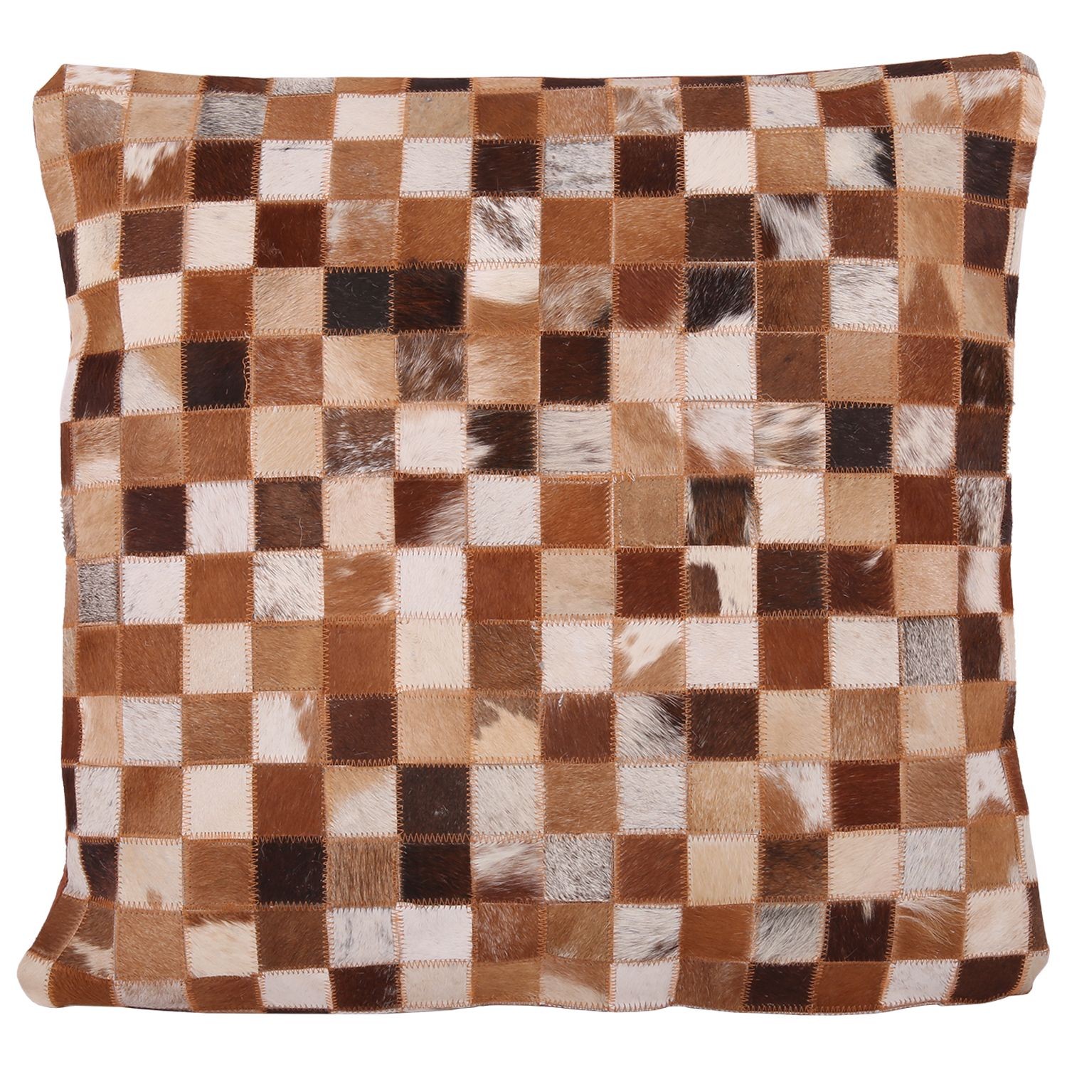 Kožený polštář s výplní Enrico 1 - 60*60 cm