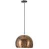 Bronzové keramické stropní světlo Globe bronze - Ø 30*132 cm Materiál : kameninaBarva : bronzová s patinou Krásný a zajímavý bronzový keramický lustr, který bude ozdobou vašeho domova. Při večerním svícení má velmi příjemný efekt.