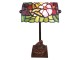 Stolní lampa Tiffany Oiseau - 15*15*33 cm