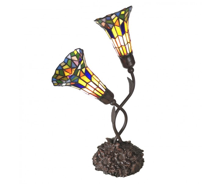 Stolní lampa Tiffany Carole - 46*28*63 cm