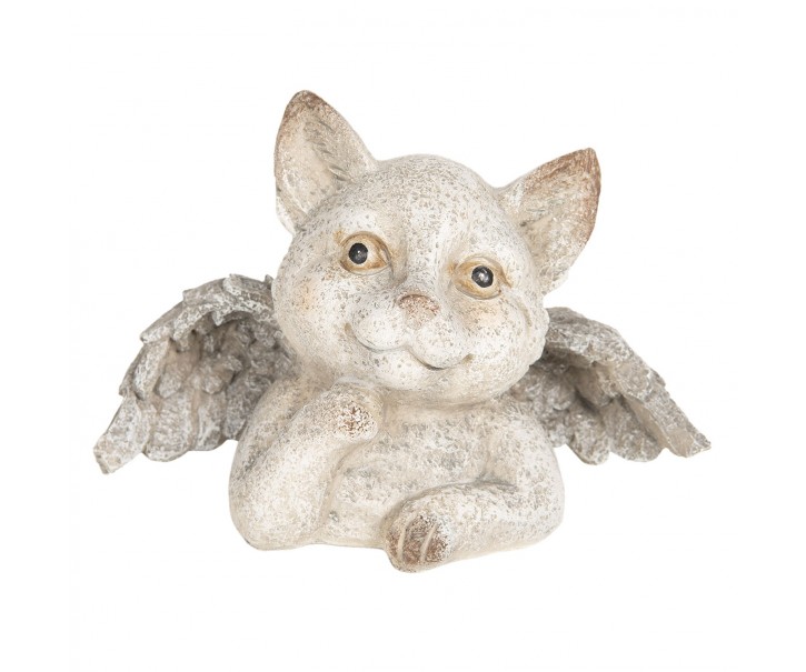 Dekorativní soška kočičky s křídly - 21*11*14 cm