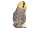 Dekorativní soška krtka se žlutou helmou a hadicí - 8*7*12 cm