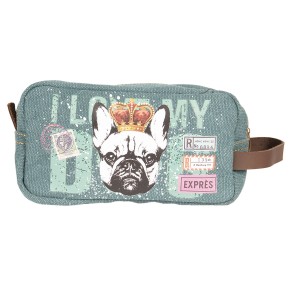 Toaletní taška na zip I Love My Dog - 23*14*2 cm