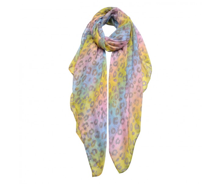 Duhově barevný šátek - 90*180 cm