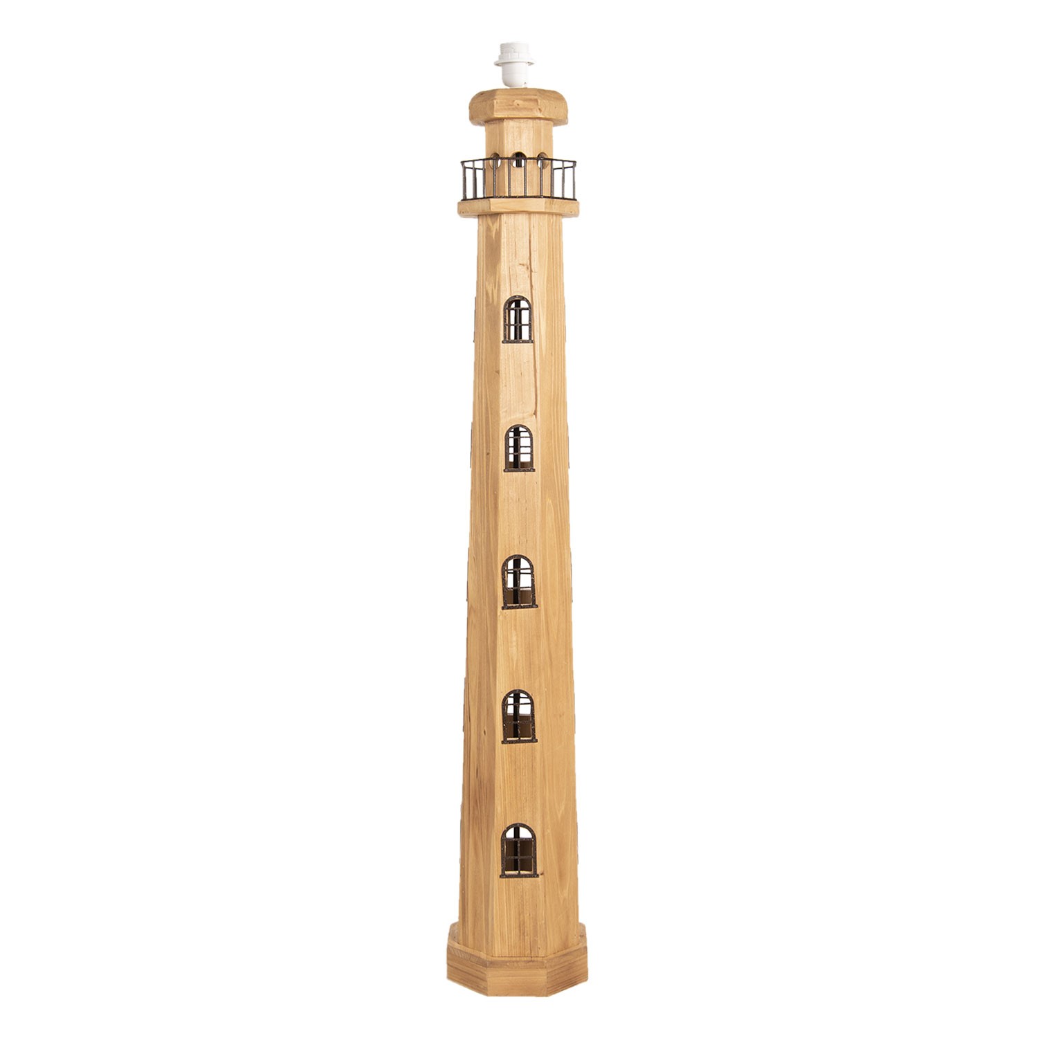 Dřevěná stojací základna k lampě Maják - Ø23*140 cm