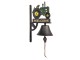 Litinový zvonek s traktorem a nápisem Welcome - 21*13*33 cm