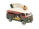 Licencovaný retro model pizza autobusu Volkswagen - 25*14*18 cm