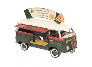 Licencovaný retro model pizza autobusu Volkswagen - 25*14*18 cm