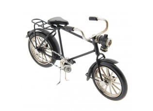 Kovový model retro černého bicyklu - 16*5*9 cm