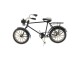 Kovový model retro černého bicyklu - 16*5*9 cm