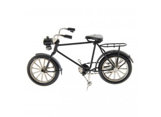 Kovový model retro černého bicyklu - 16*5*9 cm