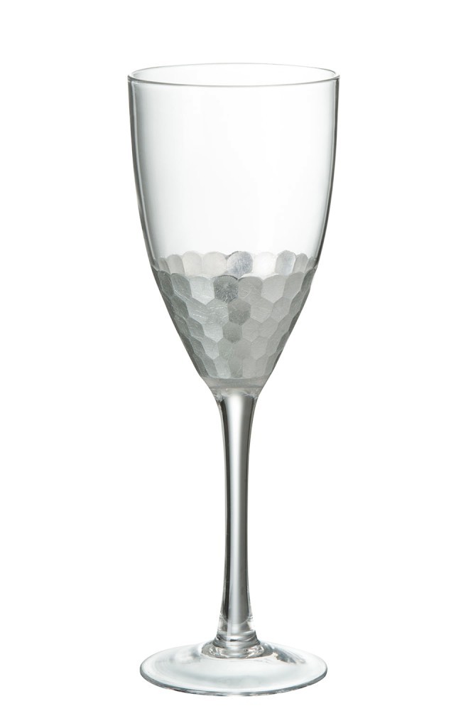 Sklenička na červené víno Silver - Ø 8*23,5 cm