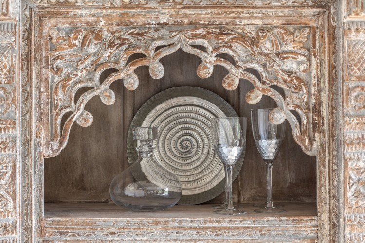Sklenička na červené víno Silver - Ø 8*23,5 cm