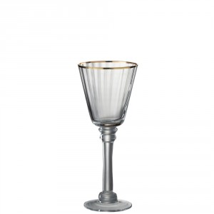Sklenička na bílé víno Rim Gold - Ø 8,5*22 cm