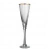 Sklenička na šampaňské Rim Gold - Ø 7*27 cm