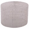 Bílé provázkové stínidlo na stolní lampu Luca cylinder - Ø 40*28cm / E27