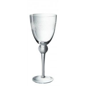 Sklenička na víno s proužkem Flute ∅ 8,5*22,5 cm
