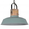 Zelené závěsné kovové retro světlo Loreto vintage green - Ø 62 *43 cm