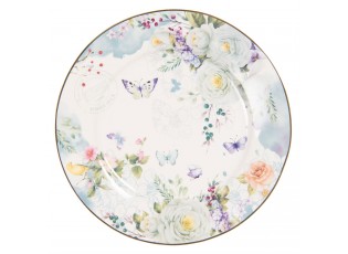 Porcelánový dezertní talíř Butterfly - Ø 19*2 cm