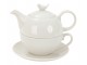 Porcelánový Tea for one s ptáčkem - 0.4L