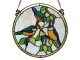 Tiffany panel Les oiseaux – Ø 30 cm