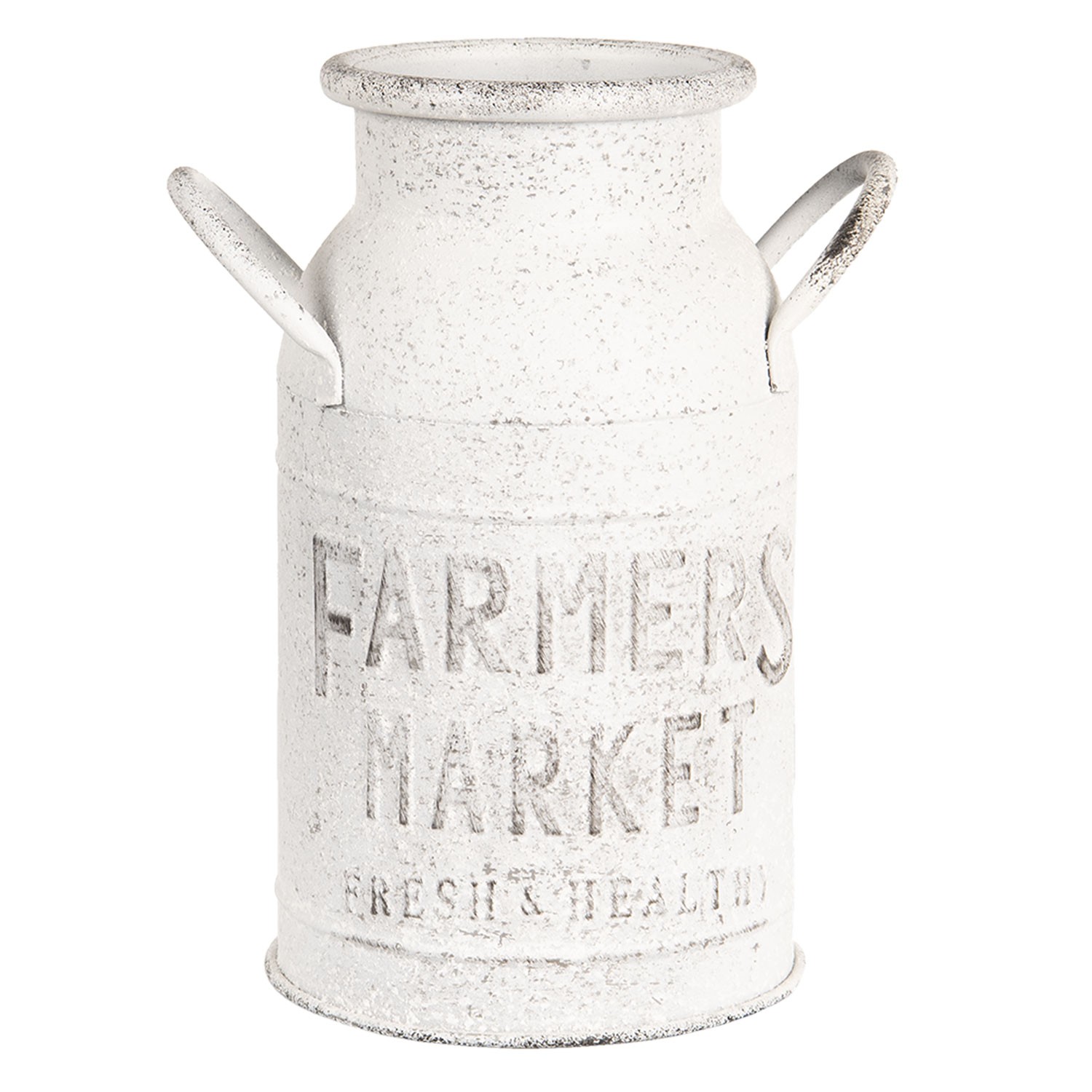 Bílá konev Farmers market - 15*26 cm Clayre & Eef