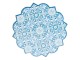 Modrá keramicko-korková podložka pod nádobí Ornament - 20*20 cm