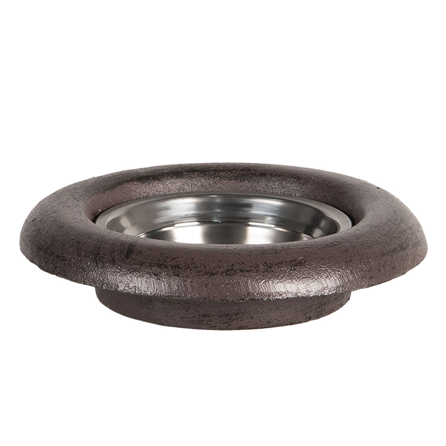 Miska v kovovém kruhovém stojanu – Ø 22*5 cm