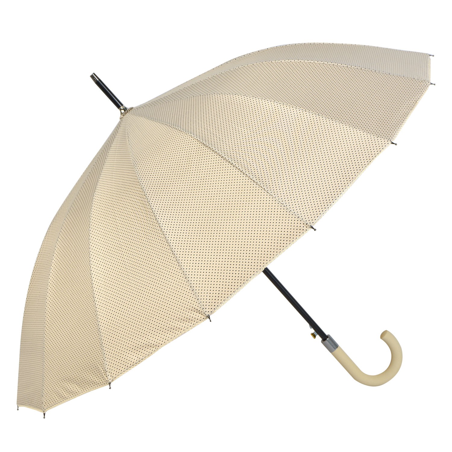 Béžový deštník s puntíky - Ø  60  cm Clayre & Eef