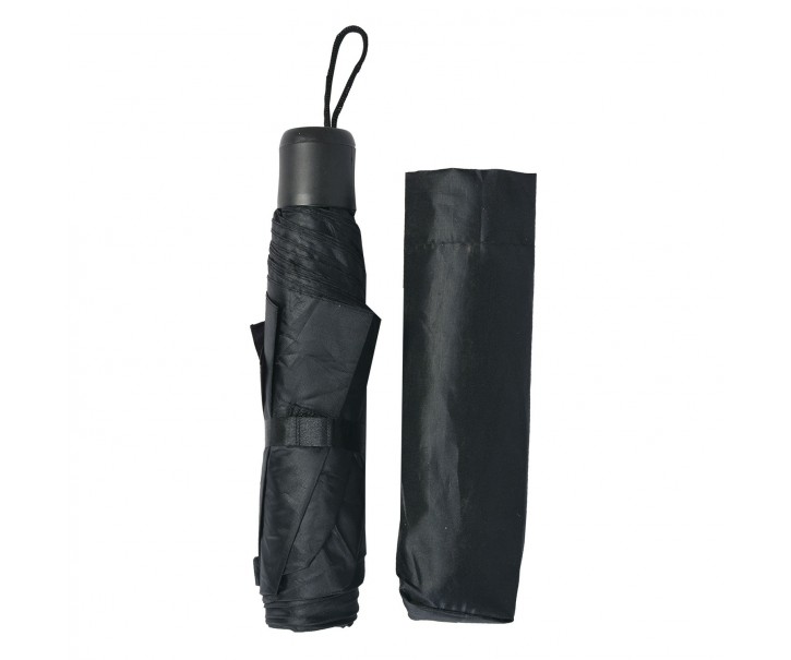 Černý skládací deštník - 53 cm