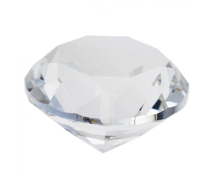 Průhledný dekorační skleněný Krystal - 3 cm