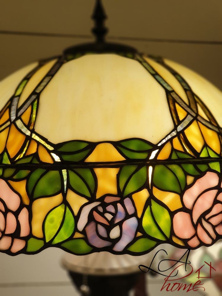 Stojací lampa Tiffany - Ø 50*164 cm 3x E27 / Max 60W