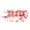 Textilní košíček na pečivo Apple Yard - 35*35*8 cmBarva: Vícebarevné Materiál: 100% Bavlna 